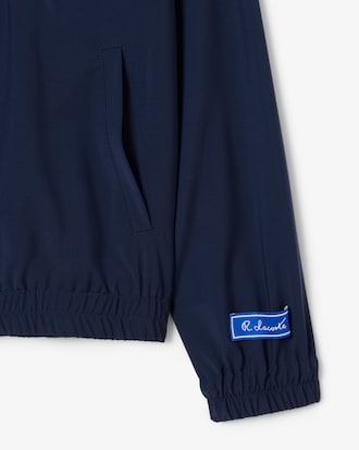 Jacke aus Flanell-Baumwollgemisch mit Kapuze