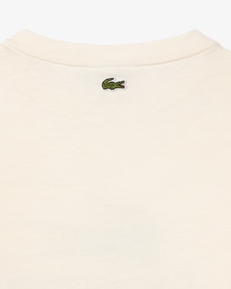 T-Shirt aus Baumwolle mit Krokodil-Print