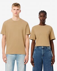 T-Shirt aus schwerer Baumwolle mit verwaschenem Effekt