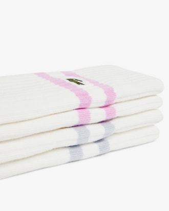 Socken aus gerippter Baumwolle