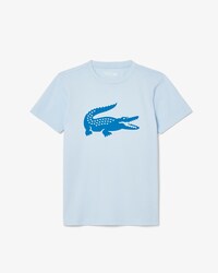 Oversized Tennis-T-Shirt aus technischer Baumwolle