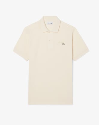 Classic Fit-Polohemd aus Mini-Piqu&eacute; mit Stickerei