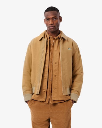 Wattierte Moleskin-Jacke