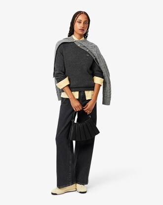 Pullover aus 3D-Strick Tuchwolle