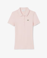 Slim Fit-Polohemd L.12.D aus gerippter Baumwolle