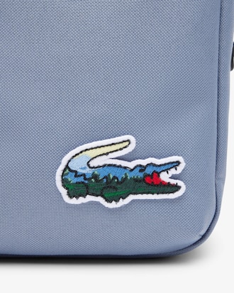Umhängetasche mit Krokodil und Landschaft