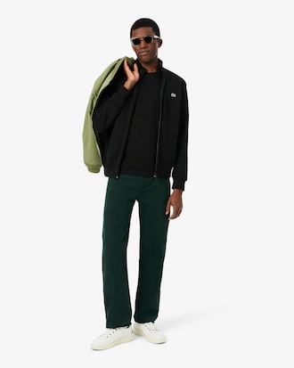Sweatshirt aus Fleece mit Rei&szlig;verschluss