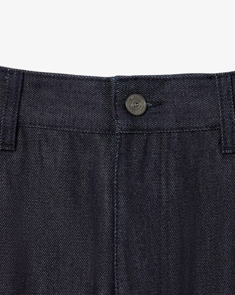 Denim-Jeans Runway mit gerade geschnittenen Beinen