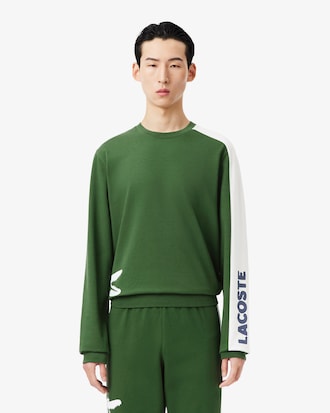 Loungewear-Sweatshirt aus Fleece mit Druck