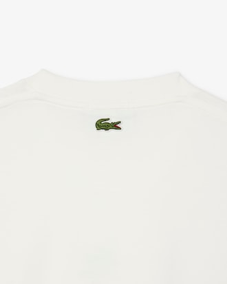 T-Shirt aus Baumwolle mit Signatur-Print