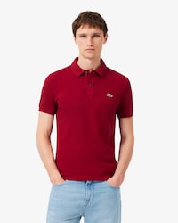 Slim Fit-Polohemd L.12.12 aus Piqu&eacute;