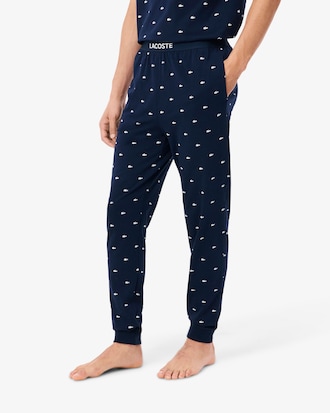 Bedruckte Pyjamahose aus Baumwolle