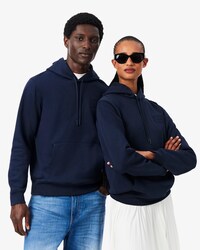 Hoodie mit tiefgepr&auml;gtem Branding