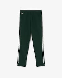 Trainingshose aus Fleece mit Streifendetails