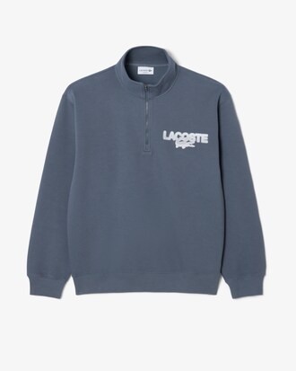 Sweatshirt aus Piqu&eacute; mit Branding