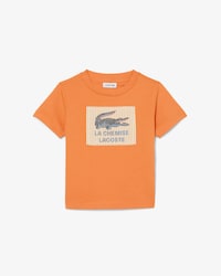 T-Shirt aus Baumwolle mit Badge-Akzent
