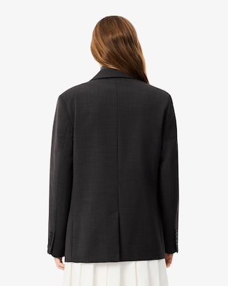 Blazer aus Wollmischgewebe