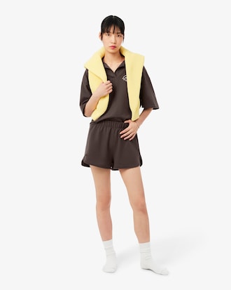 Loungewear-Shorts aus Fleece