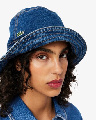Bob-Hut aus Baumwoll-Twill
