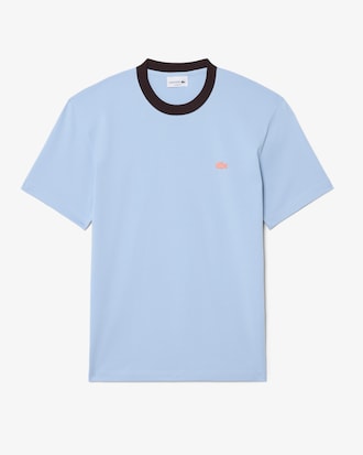 Classic Fit-T-Shirt aus Baumwolle mit Colorblock-Design