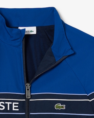 Trainingsanzug aus Diamant-Taft mit Colorblock-Design