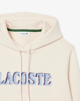 Hoodie aus Fleece mit Logo