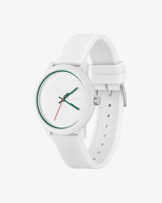 LACOSTE 12.12 Dreizeigeruhr aus Silikon mit Krokodil