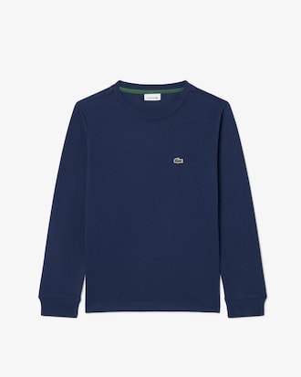 Unisex T-Shirt aus Baumwolle mit langen &Auml;rmeln