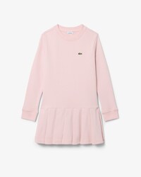 Kleid aus Fleece mit langen &Auml;rmeln