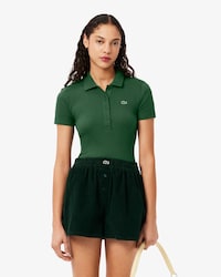 Slim Fit-Polohemd L.12.D aus gerippter Baumwolle