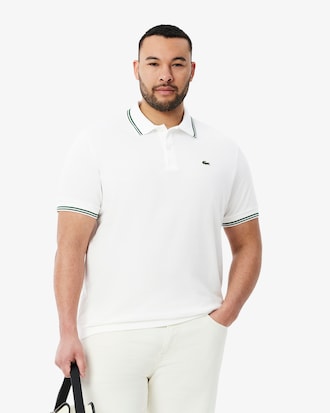 Regular Fit-Polohemd L.12.12 mit Akzent-Einfassung