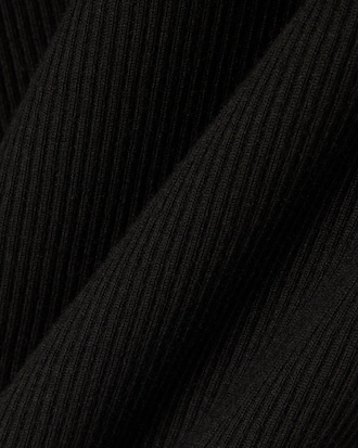 Slim Fit-T-Shirt aus gerippter Baumwolle