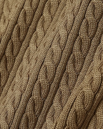 Pullover Runway mit Polokragen und Zopfmuster