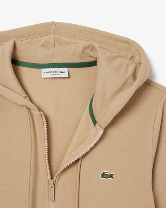Hoodie aus Fleece mit Rei&szlig;verschluss