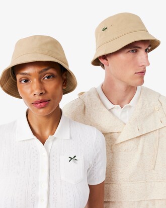 Gef&uuml;tterter Bob-Hut aus Baumwoll-Twill