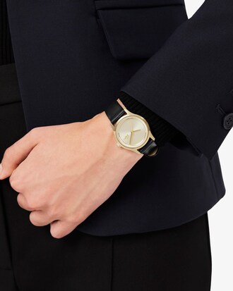 Lederarmbanduhr Elyse