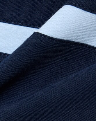 T-Shirt aus Baumwolle mit Colorblock-Design