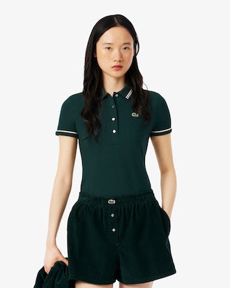 Slim Fit-Polohemd L.12.D mit Einfassung