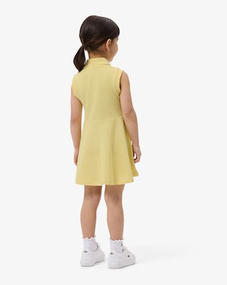 &Auml;rmelloses Kleid aus Stretch-Piqu&eacute;