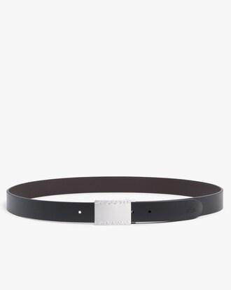 Glatter Lederg&uuml;rtel mit 2&nbsp;Schnallen, Geschenkset