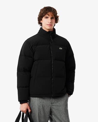 Wasserabweisende Daunenjacke mit Kapuze