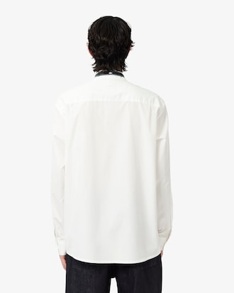 Relaxed Fit Popeline-Hemd mit Druckmotiv