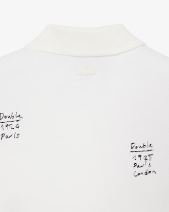 Loose Fit-Polohemd Runway mit grafischem Piqué