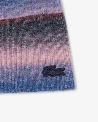 Wollmütze aus Bauwollmischgewebe mit Ombré-Effekt