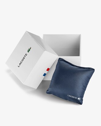 LACOSTE 12.12 Dreizeigeruhr aus Silikon mit Krokodil