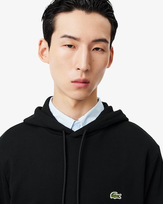 Hoodie aus Baumwollfleece