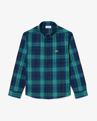 Karohemd aus Baumwoll-Twill