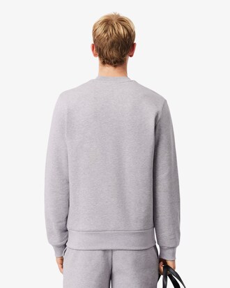 Sweatshirt aus Fleece mit Rundhalsausschnitt