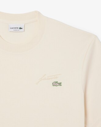 Ikonisches T-Shirt aus schwerem Jersey mit Stickerei