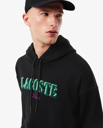 Loose Fit-Hoodie mit Stickerei